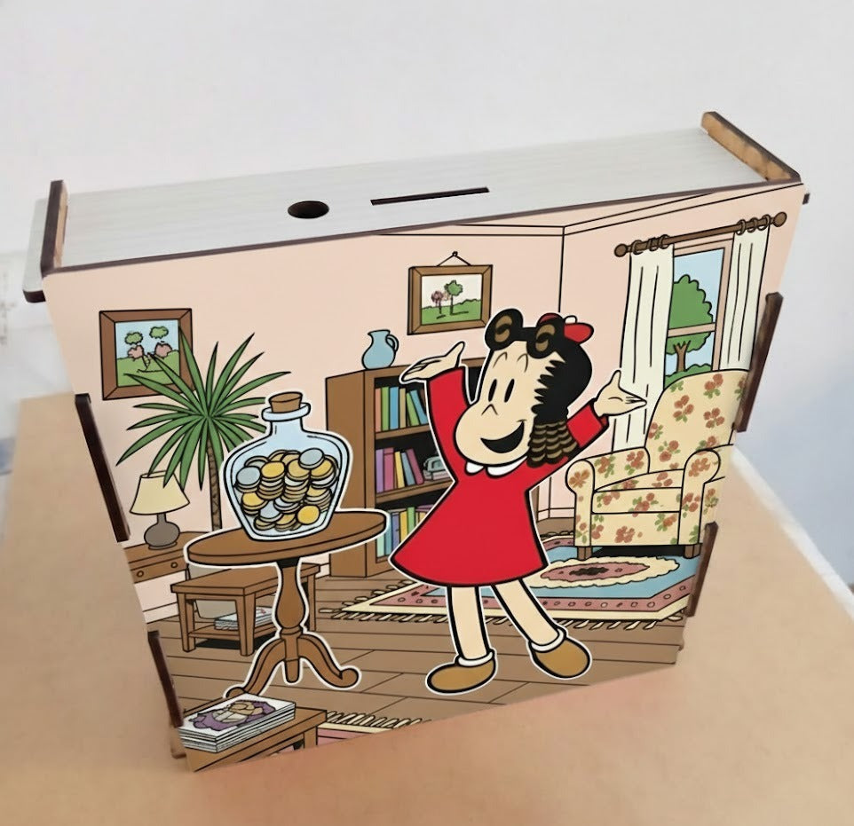 Alcancía de Madera con Metas de Ahorro | LA PEQUEÑA LULU