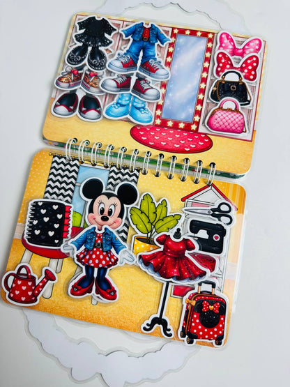 Libro Interactivo Mickey y Minnie Mouse