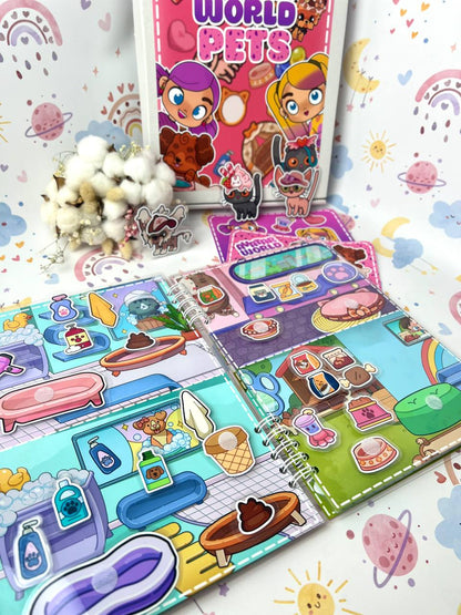 Libro Interactivo Avatar World Pets medida A4