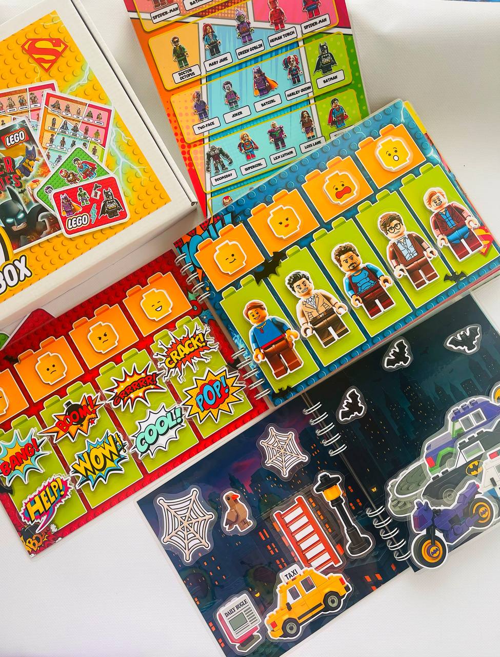 Libro Interactivo Temática Superhero Lego