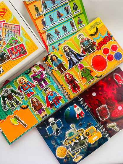 Libro Interactivo Temática Superhero Lego
