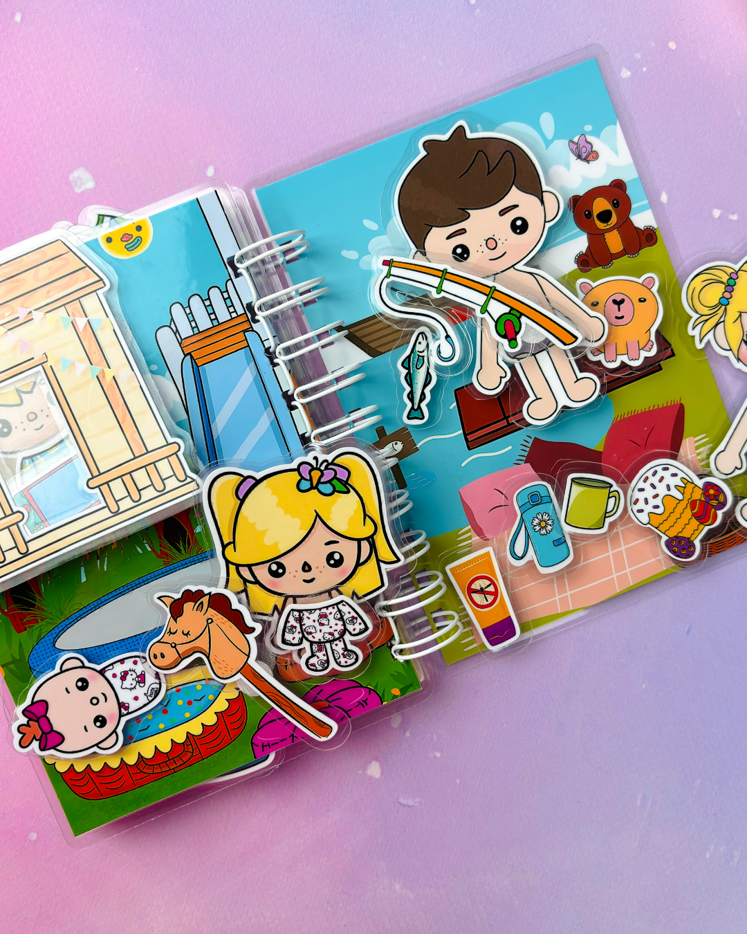 Libro Interactivo Toca Boca Primavera para Niños | Juego Educativo Creativo