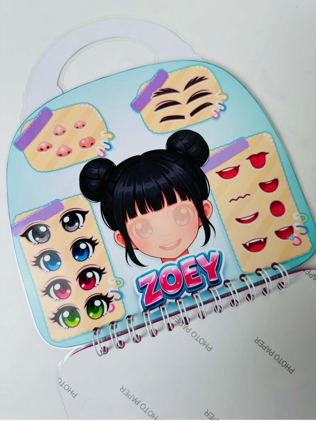 Pack Libros Interactivos K-Pop Girls con Stickers y Velcro | Juego Creativo sin Pantallas para Niñas