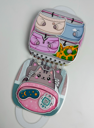Libro Interactivo Pusheen  | Juguete Creativo con Stickers y Colorear