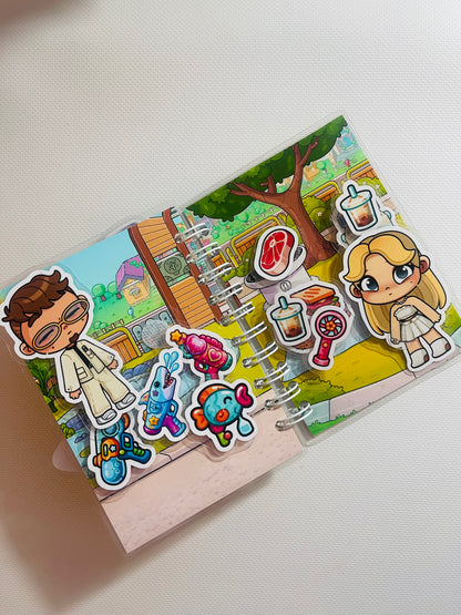 Libro Interactivo Happy Easter para Niños con Stickers | Juego Educativo Portátil