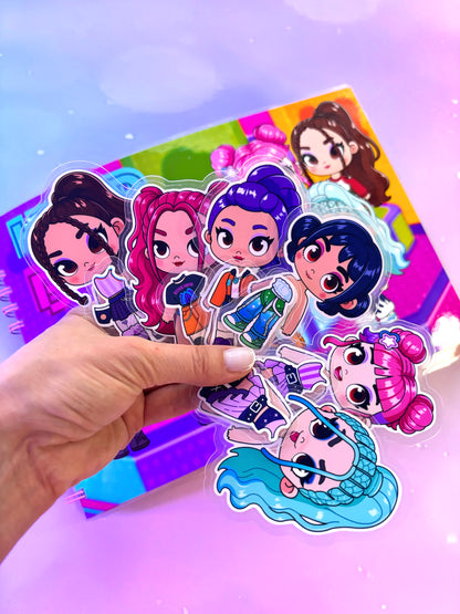 Libro interactivo Kpop 6 + Luxe Girls