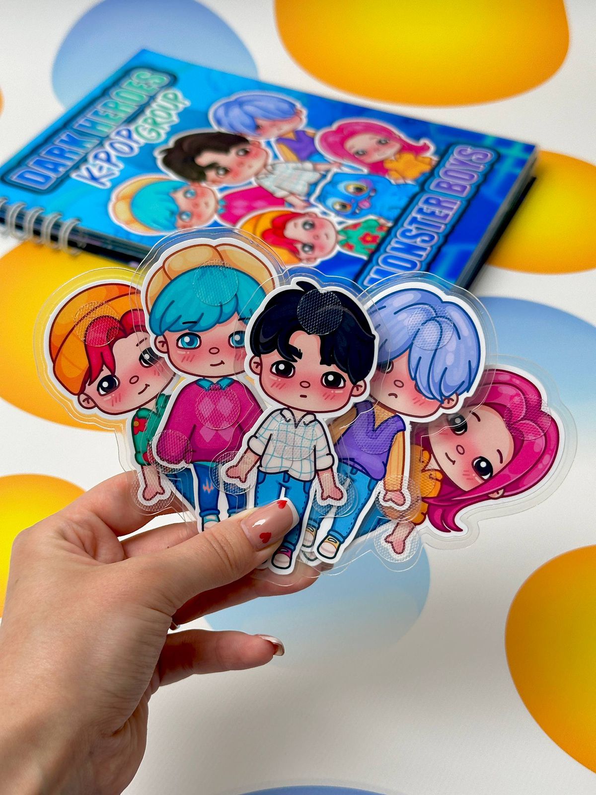 Libro Interactivo Kpop Saja Boys para Niños A4