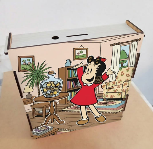 Alcancía de Madera con Metas de Ahorro | LA PEQUEÑA LULU