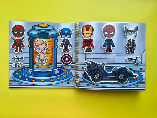 Libro Interactivo de Superhéroes