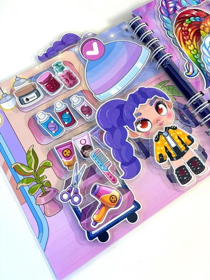 Libro Interactivo Guerreras Kpop 8 Set de maquillaje