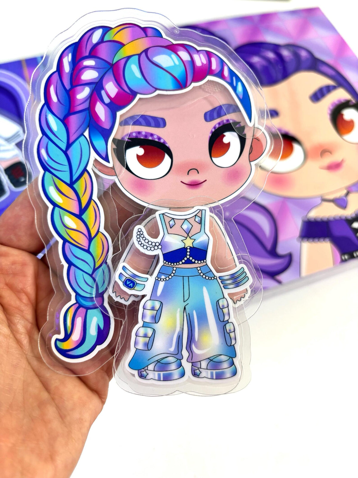 Libro Interactivo Guerreras Kpop 8 Set de maquillaje